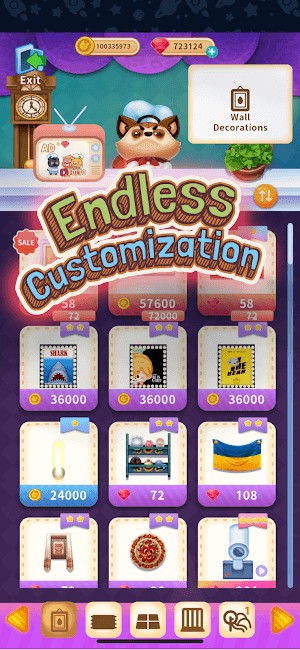 Các tùy chỉnh vô tận