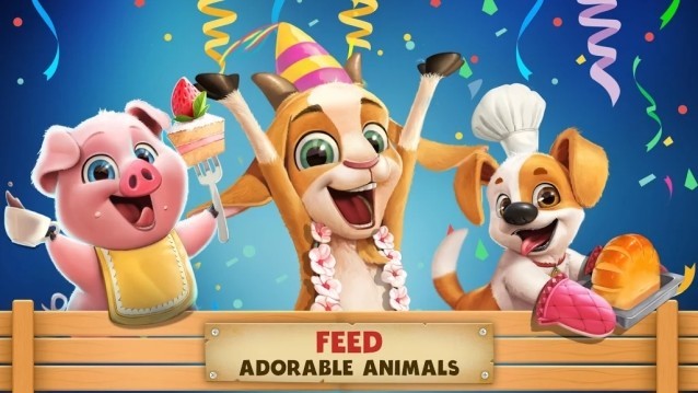 Cho những động vật đáng yêu ăn cỏ khô hoặc ngũ cốc