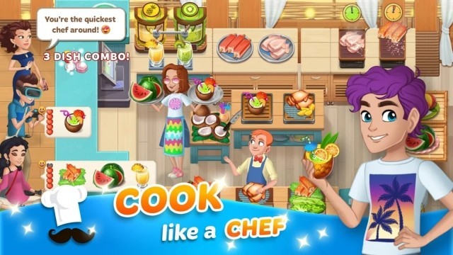 Nấu ăn như một đầu bếp thực thụ trong game Cooking Diary