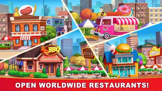 Mở khóa nhiều nhà hàng lộng lẫy tại nhiều địa điểm trên khắp thế giới