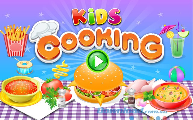 Giao diện chơi game Cooking in the Kitchen trên Android