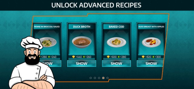 Mở khóa các công thức nấu ăn đặc biệt