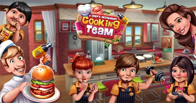 Giúp đầu bếp Roger mở một nhà hàng mà anh mơ ước trong game mô phỏng Cooking Team