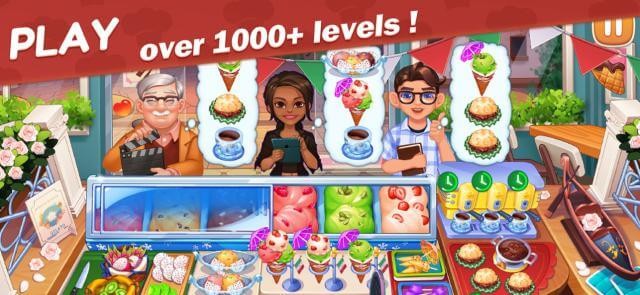 Chơi hơn 1000 level ẩm thực thú vị trong game Cooking Voyage
