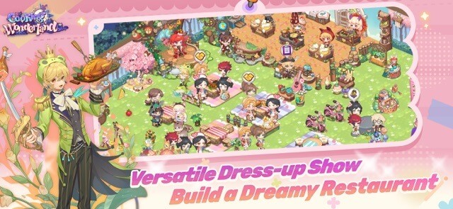Xây dựng nhà hàng theo phong cách của riêng bạn trong game Cooking Wonderland Global