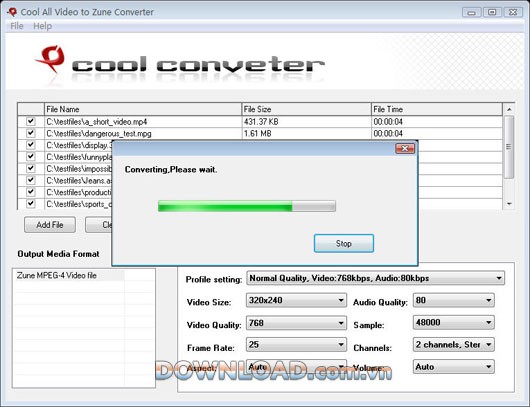 Cool All Video to Zune Converter