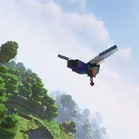 Cool Elytra Roll Mod - Góc nhìn camera mới khi bay Minecraft