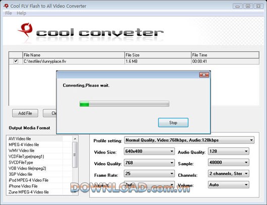Cool FLV Flash to All Video Converter
