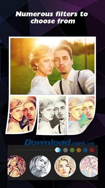 Hàng chục bộ lọc nghệ thuật