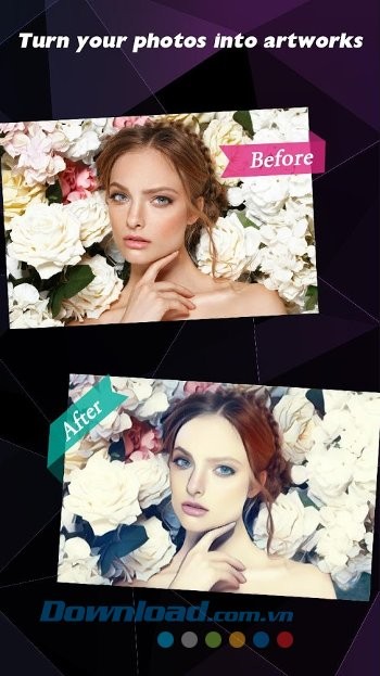 Hiệu ứng nghệ thuật đẹp mắt