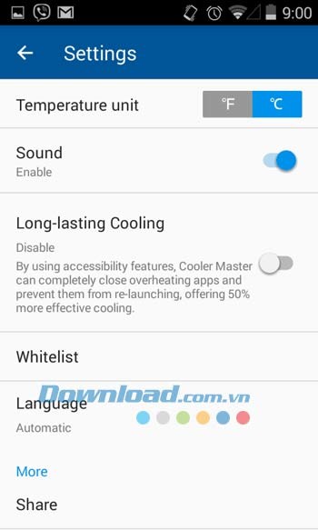 Các thiết lập cơ bản của Cooler Master