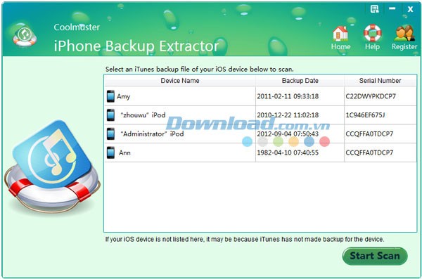 Coolmuster iPhone Backup Extractor
