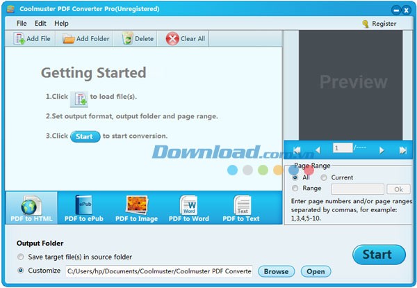 Coolmuster PDF Converter Pro