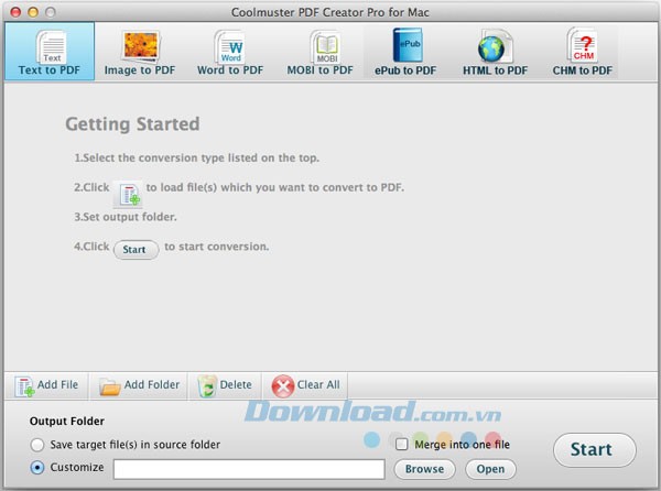 Coolmuster PDF Creator Pro for Mac