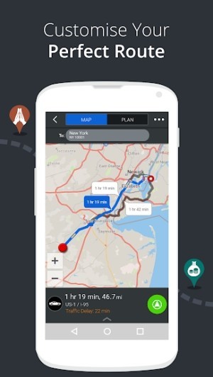 Tự điều chỉnh ra đường đi thuật tiện nhất