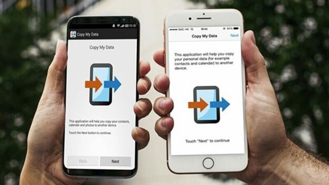 Copy My Data giúp chuyển dữ liệu nhanh chóng giữa iPhone và Android