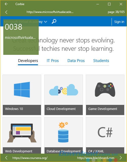 Duyệt trước website