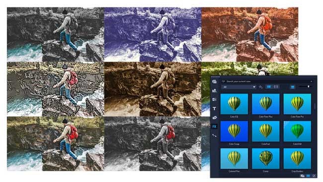 Corel VideoStudio Pro hỗ trợ nhiều hiệu ứng độc đáo