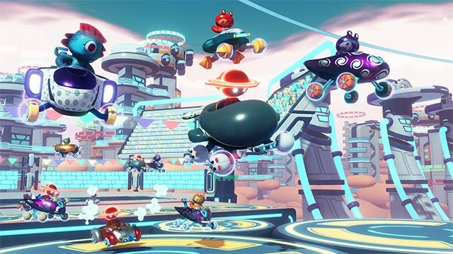 Mở khóa đặc quyền và item để tùy chỉnh xe go-kart, tay đua và hơn thế nữa trong Cosmic Royale Free