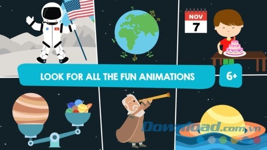 Tìm hiểu về hệ mặt trời thông qua hình ảnh, video và ảnh động