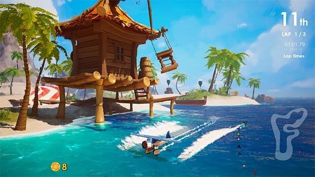 Lối chơi của Couch Plane kết hợp giữa tốc độ và chiến đấu sôi động