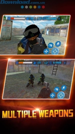 Vũ khí đa dạng, hiện đại