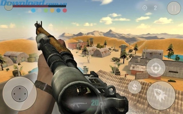 Sử dụng súng bắn tỉa để ngắm bắn chính xác kẻ thù từ xa