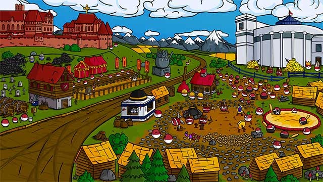 Country Balls Heroes có hơn 90 đơn vị độc đáo để bạn chỉ huy