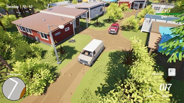 Courier Bay kết hợp lái xe giao hàng với mô phỏng cuộc sống thư giãn