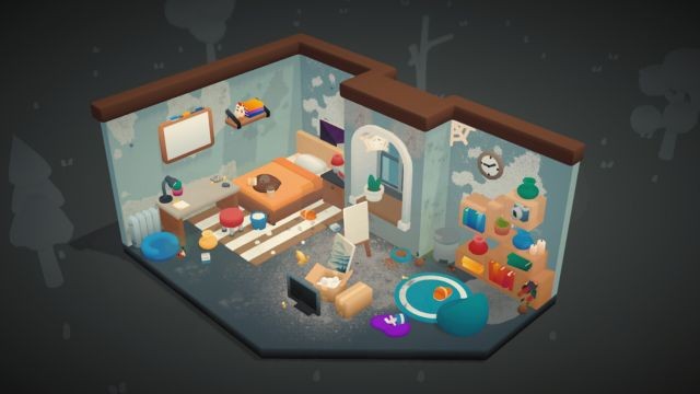 Mỗi không gian trong Cozy Cleaner game mang đến một câu chuyện và nhiệm vụ mới