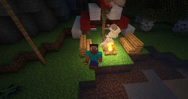 Bản Mod này bao gồm nhiều loại vật phẩm gần gũi để người chơi đi cắm trại