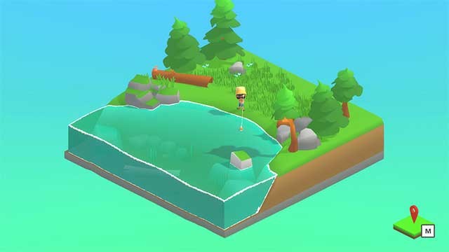 Cozy Fishing là game mô phỏng câu cá đơn giản với đồ họa dễ thương