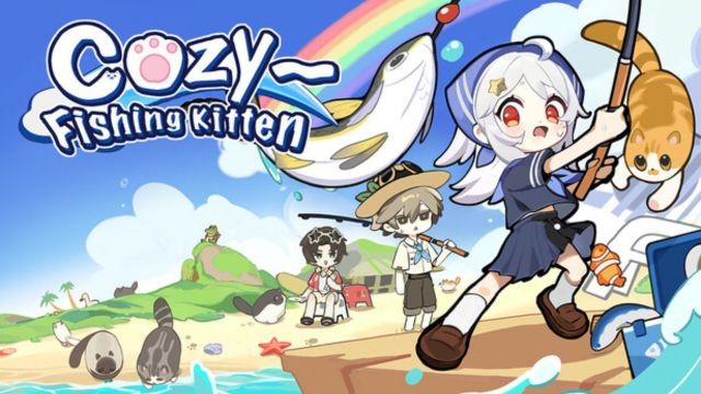 Cozy Fishing Kitten là game câu cá thư giãn, ấm cúng ngay trên màn hình máy tính
