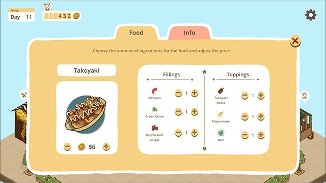 Sáng tạo thực đơn ngon để chinh phục những thực khách khó tính của Cozy Nook game