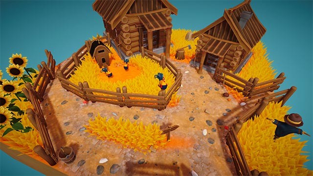 Xây dựng khu vườn bình yên hoặc trang trại ngập sắc hương