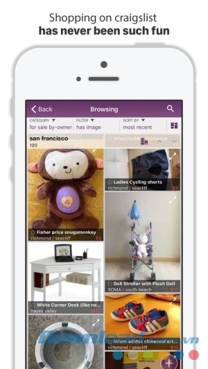 CPlus for Craigslist cho iOS ứng dụng mua sắm