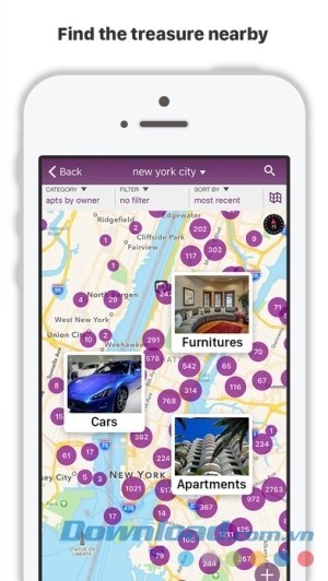 CPlus for Craigslist cho iOS tim vi tri