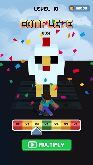 Hoàn thành level và chế tạo ra những thứ khác nhau