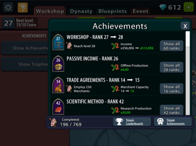 Giành được nhiều thách tích cao