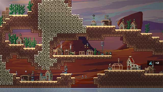 Thu thập tài nguyên để xây dựng thêm nhiều tòa nhà mới