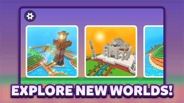 Khám phá nhiều thế giới khác nhau trong game mô phỏng Crafty Lands