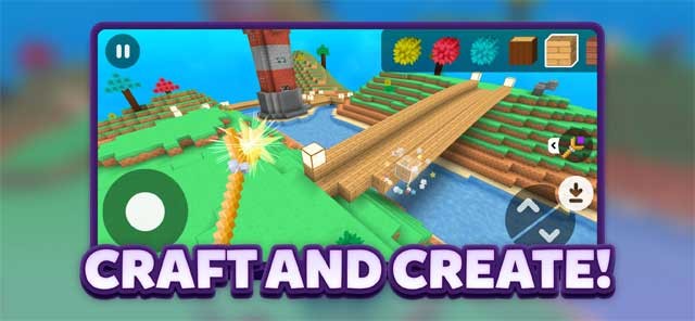 Game chế tạo, xây dựng và khám phá phong cách Minecraft cho trẻ nhỏ - Crafty Lands