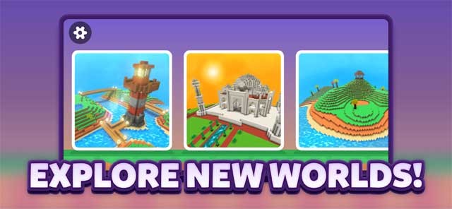 Khám phá các thế giới sandbox rộng lớn trong Crafty Lands