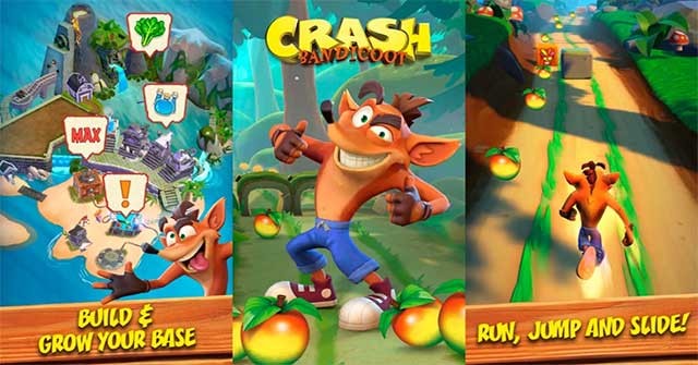 Crash Bandicoot Mobile for Android là game chạy bất tận mới vui nhộn