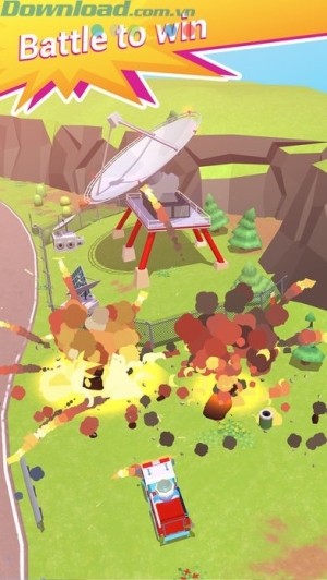 Thực hiện các màn đâm va, xả súng điên cuồng