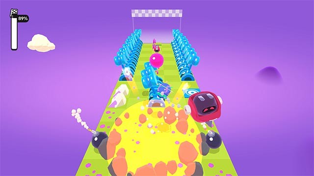 Đua xe kart vượt chướng ngại vật và cán đích đầu tiên để trở thành nhà vô địch mới của Crash Course Builder