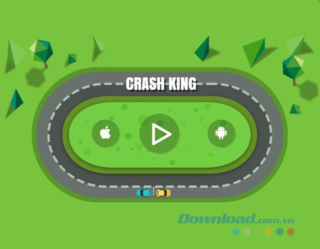 Giao diện Crash King Online không khác nhiều bản cho Windows 8