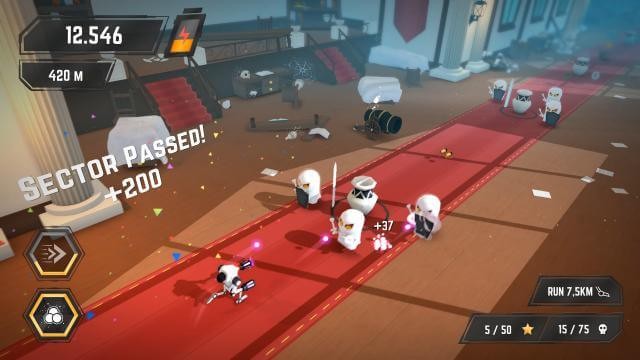 Trò chơi có 125 level nhịp độ nhanh, ngắn trong 5 thế giới tuyệt đẹp