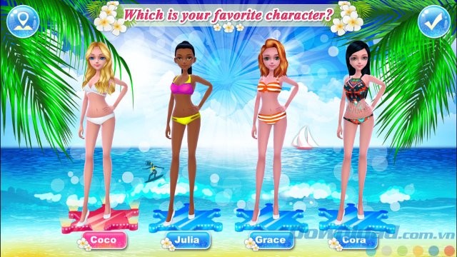 Chọn nhân vật phù hợp