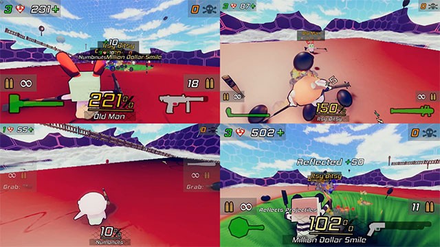 Chơi 4 người trên cùng 1 màn hình hoặc đấu online 8 người cực sung